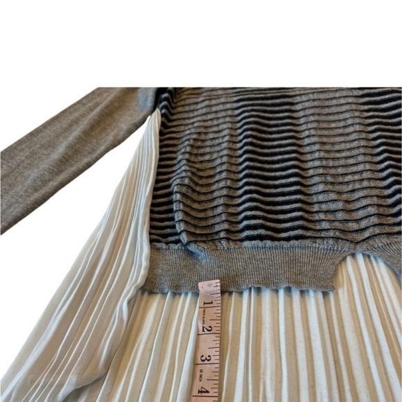Patrizia Pepe Cashmere Silk Wool Blend Accordion Hi Lo Sweater Size Medium 2 - Picture 12 of 14